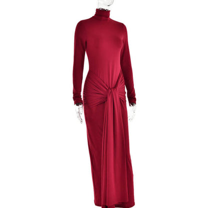 Roma Maxi Dress- Maroon