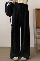 Relaxed Casual Drapey Knit Pants