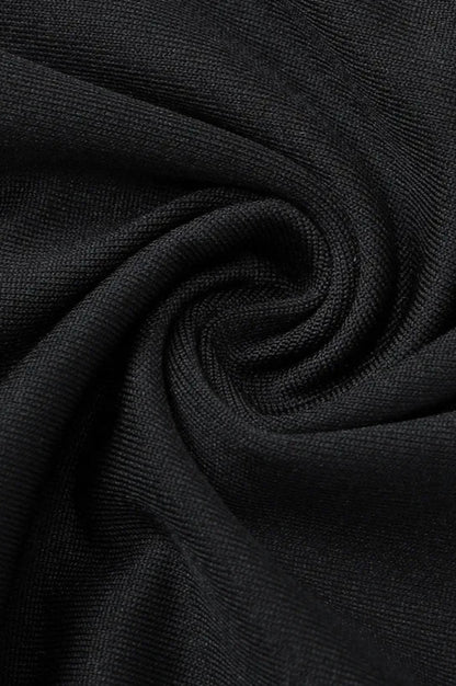 Vintage Flared Full Sleeve Pleated Maxi Dress