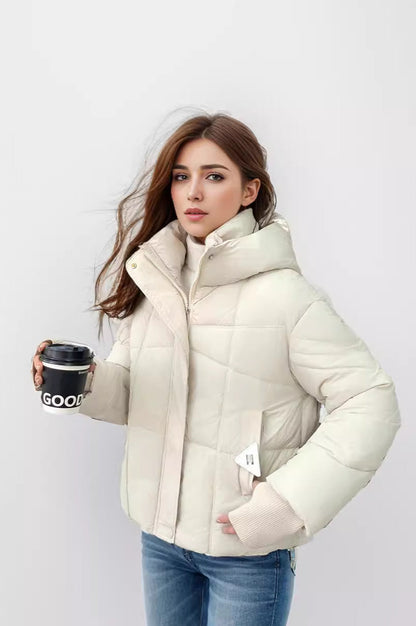 Short Puffer Down Coat coats