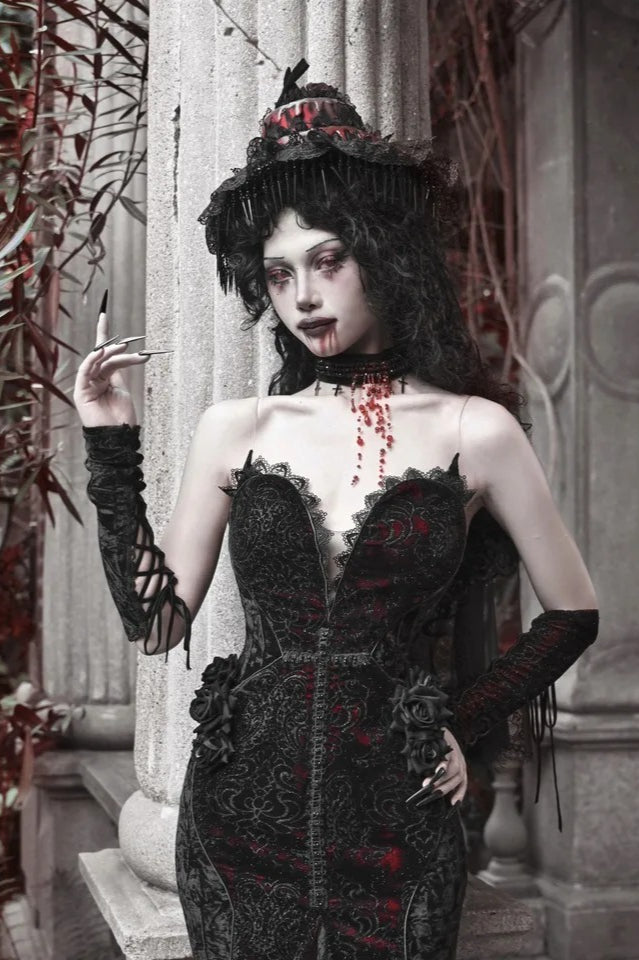 Halloween Gothic Vampire Dress