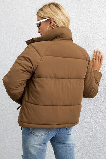 Modern Cropped Puffy Puffer Jacket