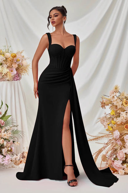 Sexy Bodycon Slit Maxi Party Dress