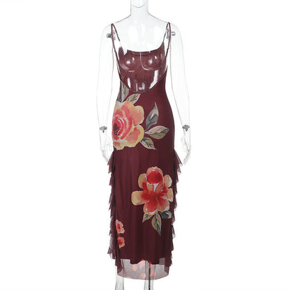Russo Maxi Dress - Brown