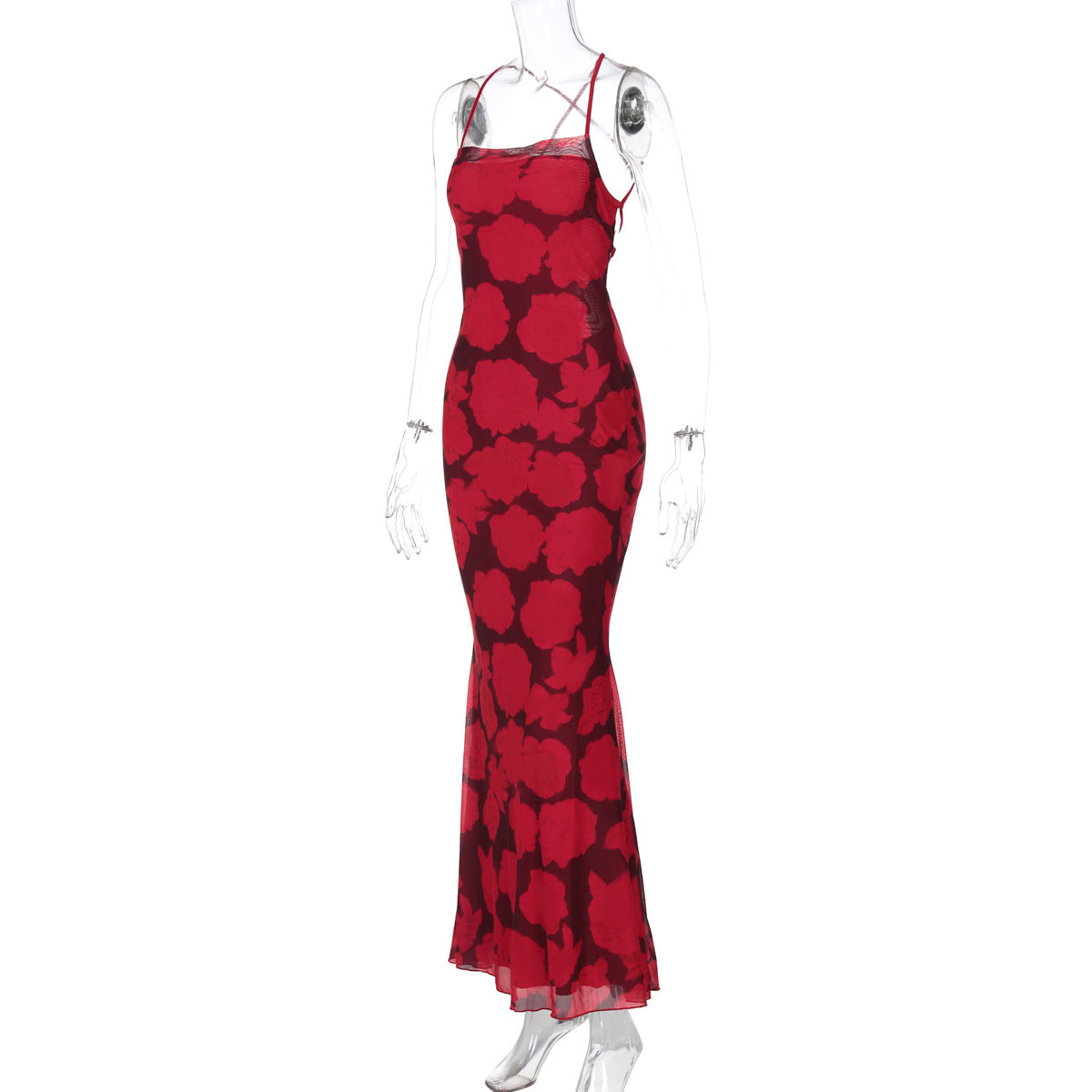 Frederick Maxi Dress - Red