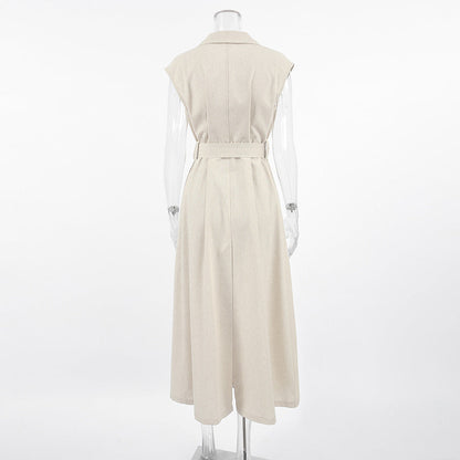 Rustin Midi Dress - Khaki