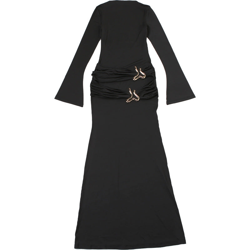 Crimson Embrace dress - Black