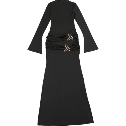 Crimson Embrace dress - Black