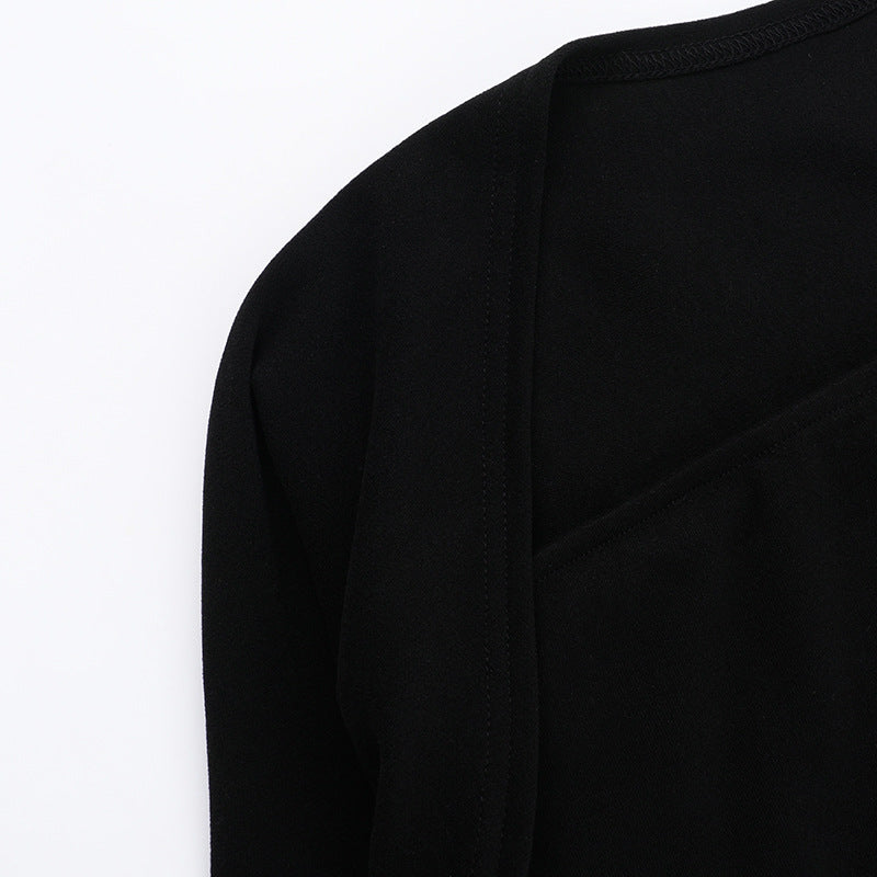 Midnight Muse Mini Dress - Black