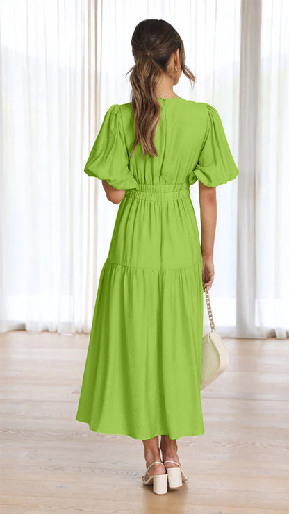 Brunch It Right Midi Dress - Light Green