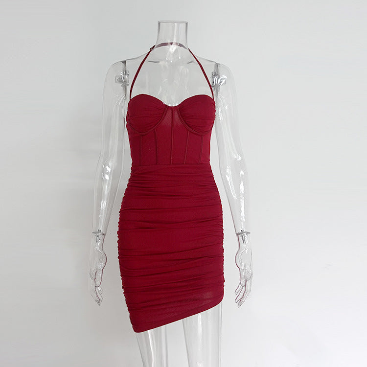 City Chic Dress - Maroon