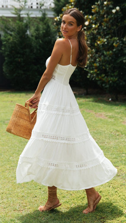 Ruben Maxi Dress - White