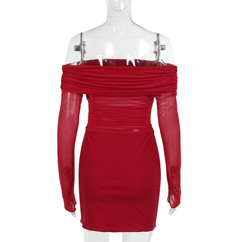 Flame Kissed Dress-Red