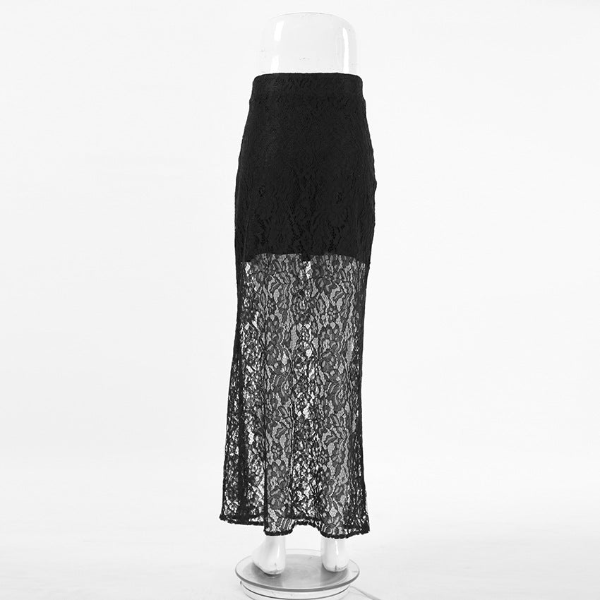 Scorpio Lace Skirt - Black