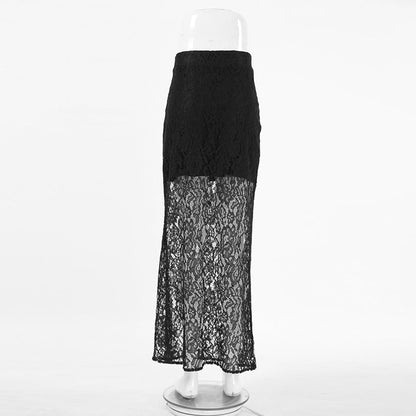 Scorpio Lace Skirt - Black