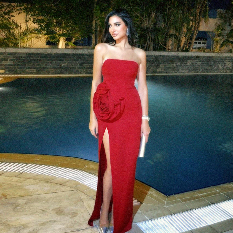 Fleming Maxi Dress - Red