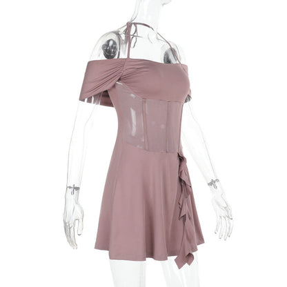 Galvin Mini Dress - Khaki