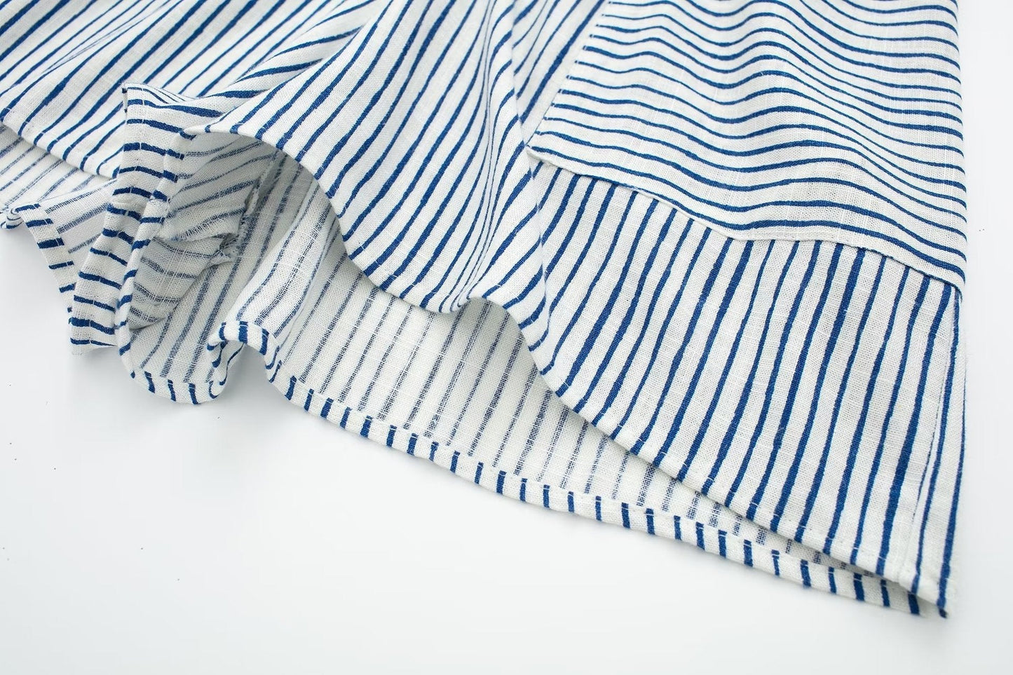 Summer Stripes Romper - Blue