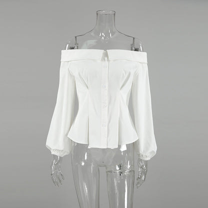Halez Off Shoulder Top - White