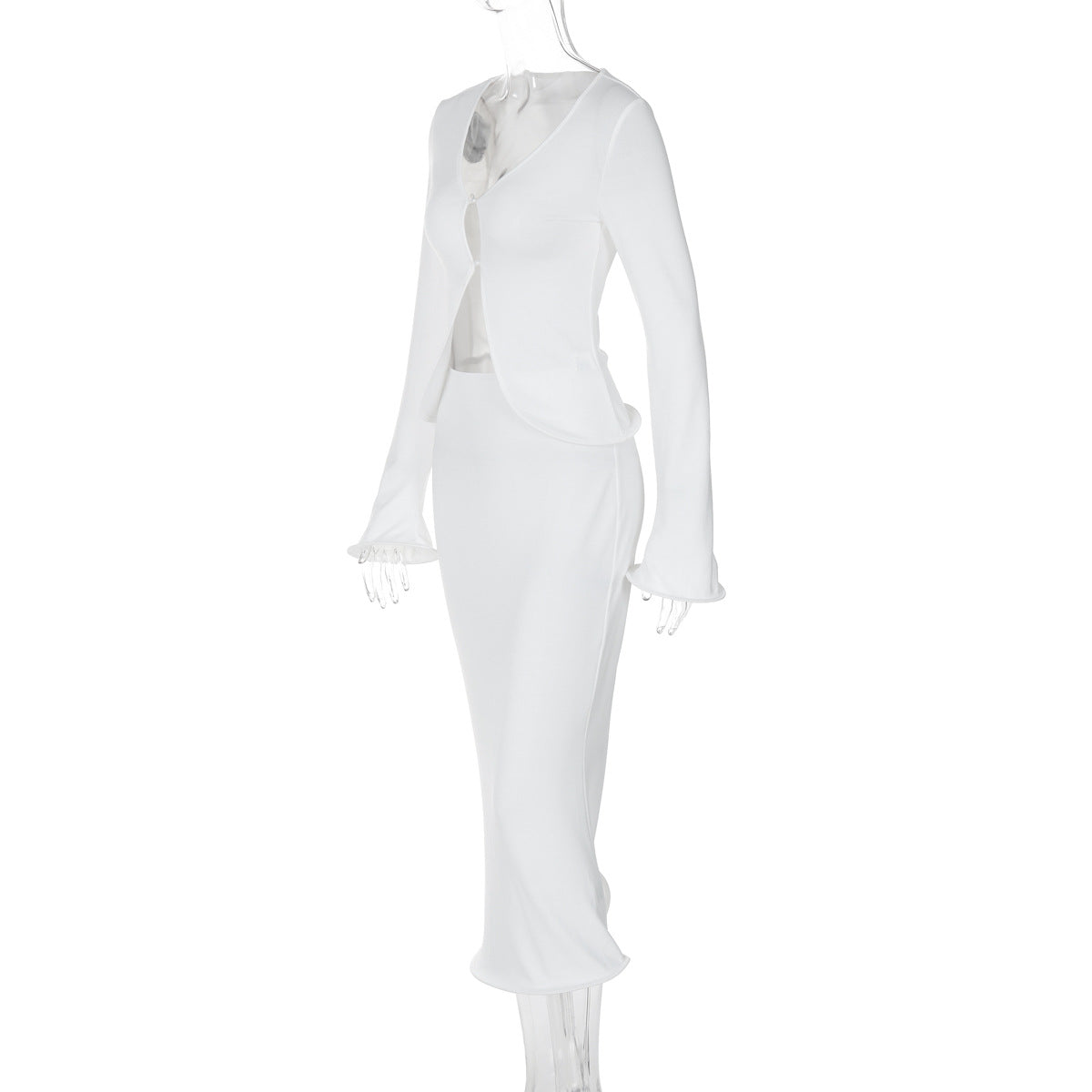 Nesra Co-Ord Set - White