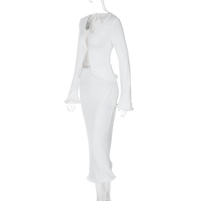 Nesra Co-Ord Set - White