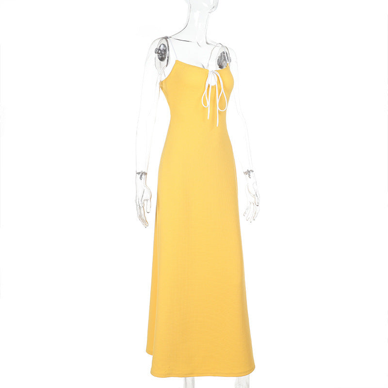 Angel Aura Maxi Dress - Yellow