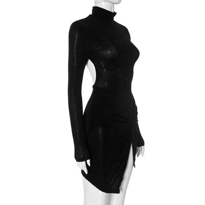 Doren Night Mini Dress - Black