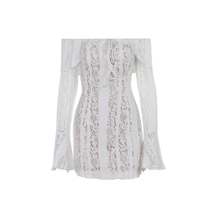 Reverie Off-Shoulder Dress - White