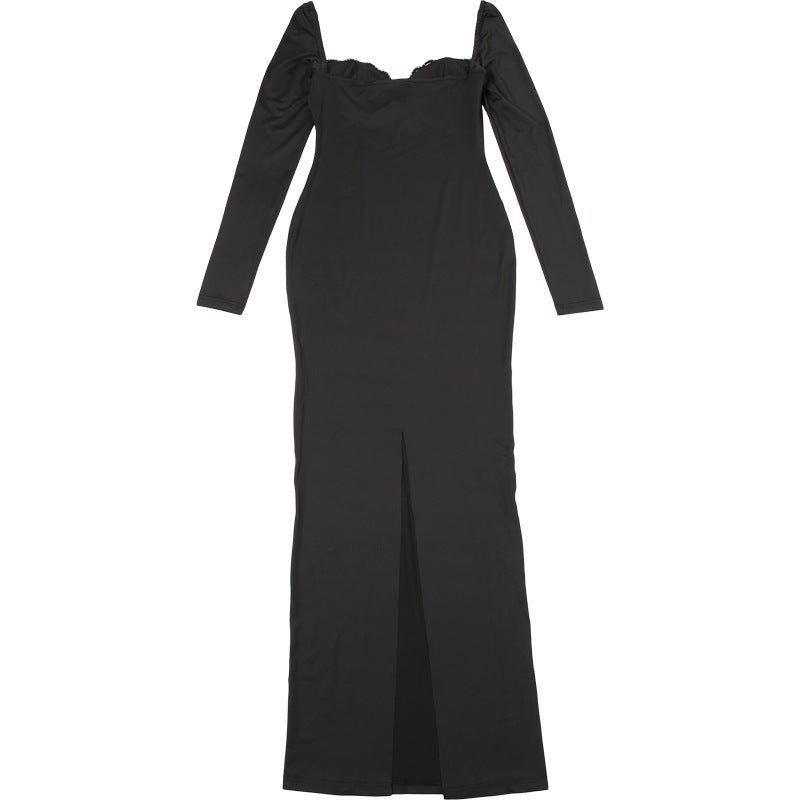 Praush Bodycon Dress - Black