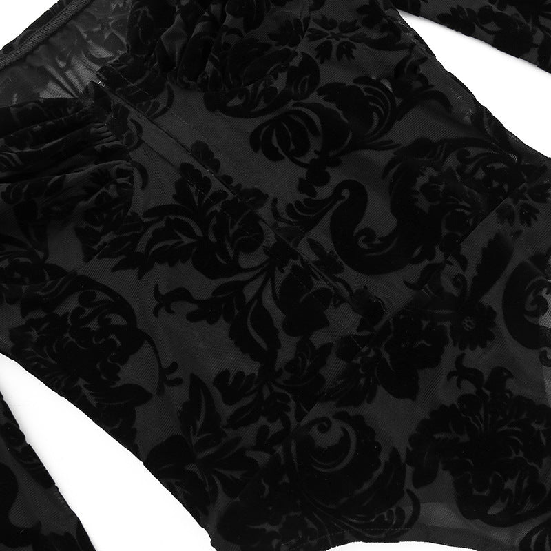 Lace Grace Bodysuit - Black