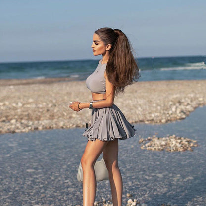 Santa Fe Co-ord-Grey