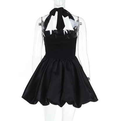Vettori Mini Dress-Black
