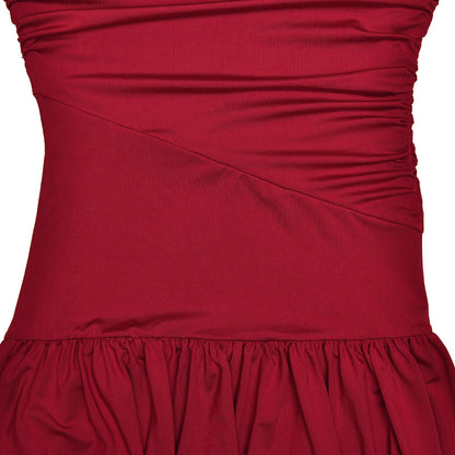 Trance Fit and Flare Dress - Maroon