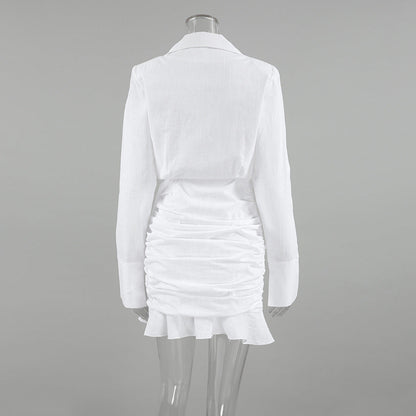 Greece Babe Mini Dress - White