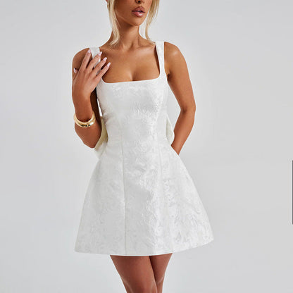 Moriyon Mini Dress-White