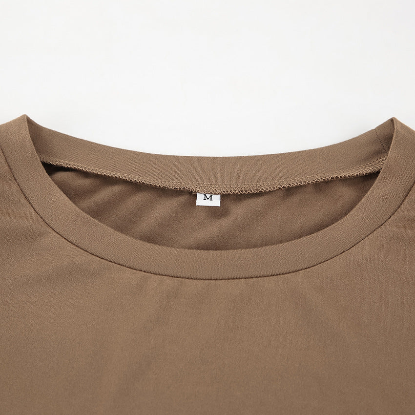 Mocha Mousse Mini Dress - Brown