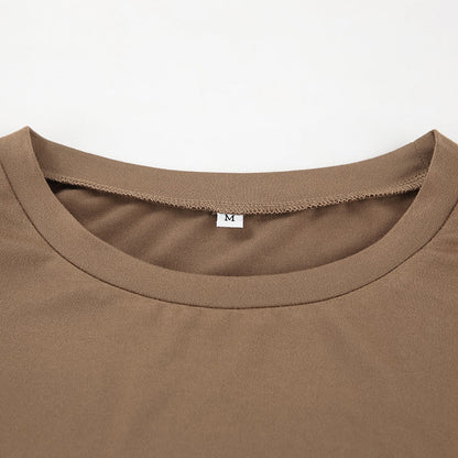 Mocha Mousse Mini Dress - Brown