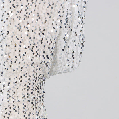 Party On Mini Dress - Silver