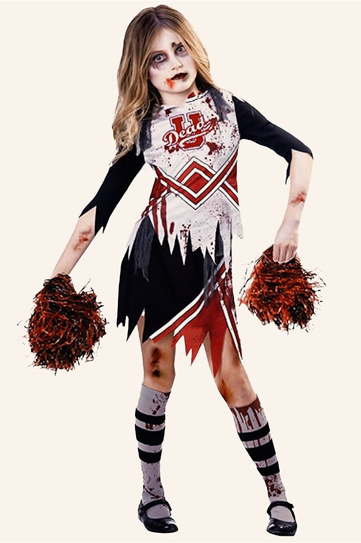 Scary Cheerleader Kid Halloween Costume