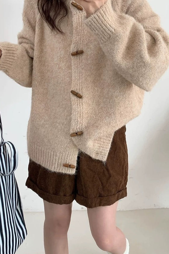 Relaxed Toggle Cardigan