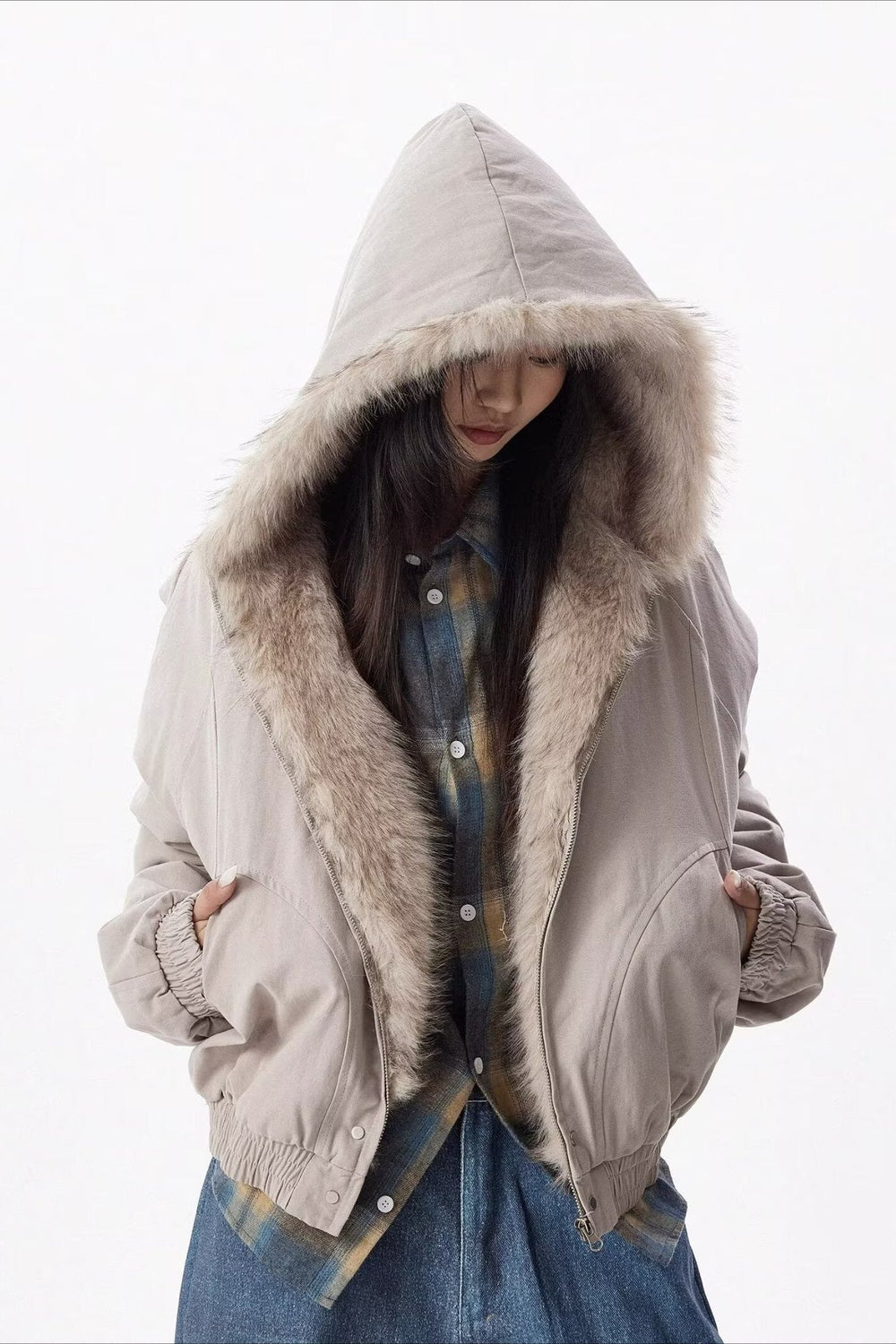 Athletic Fit Insulated Puffer Jacket S / Grey