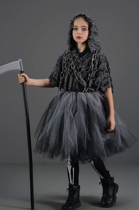 Dark Reaper Tutu Kid Halloween Costume