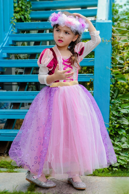 Magic Princess Tulle Dress Kid Halloween Costume