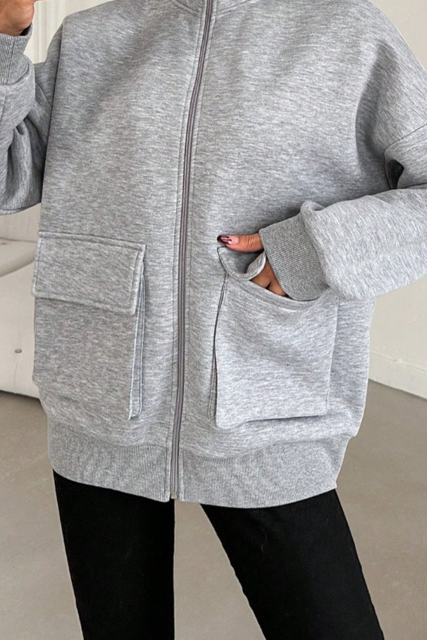 Slim Fit Casual Bomber Jacket