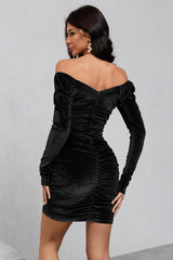 Velvet Bodycon Party Dress