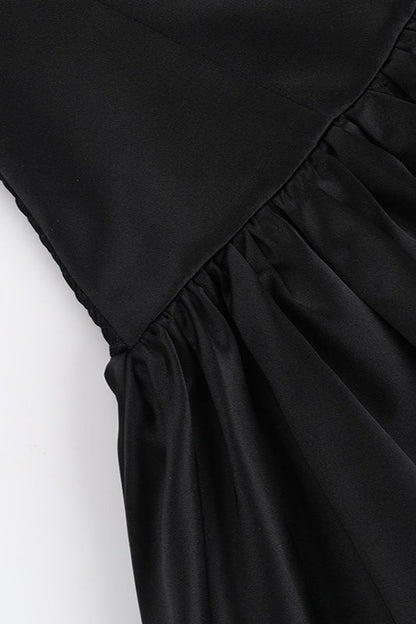 Strapless Ruched A-Line Party Dress