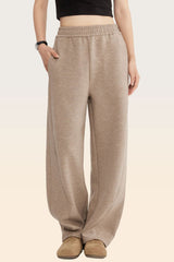 Fleece Lined Comfort Curved Knit Pants