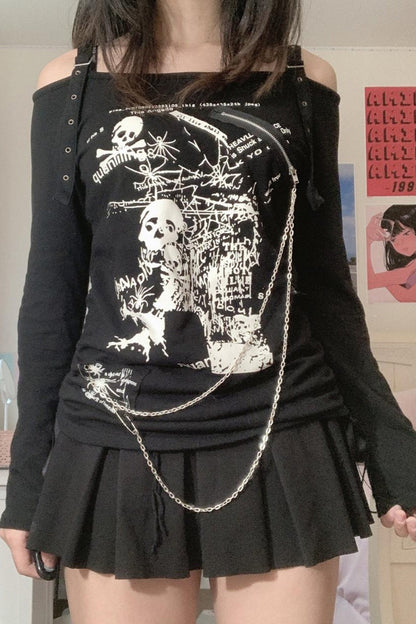 Halloween Skull Spider T-Shirt