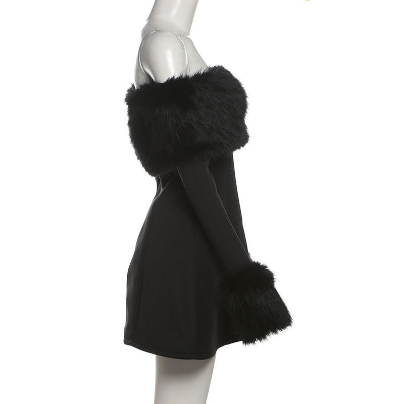 Carnival Mini Dress - Black