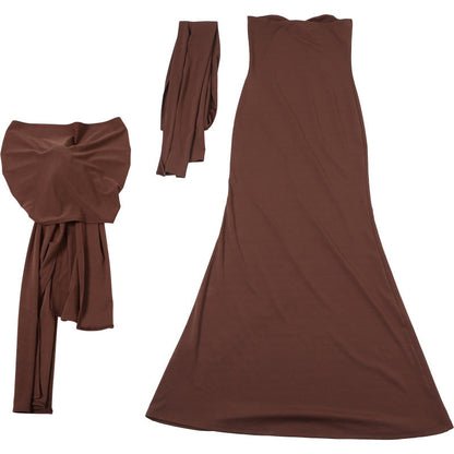 Carway Maxi Dress - Brown